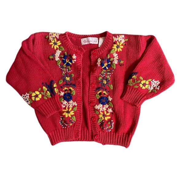 Rachel Kids Other - Toddler girls vintage knit sweater